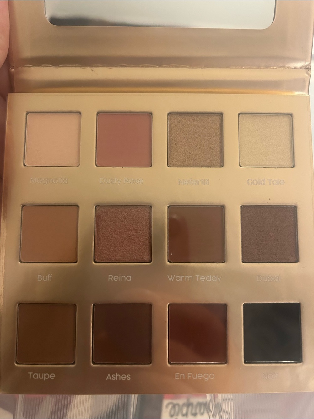 Neutral Matte & Shimmer Eyeshadow Palette - Warm Rose and Taupe Shades